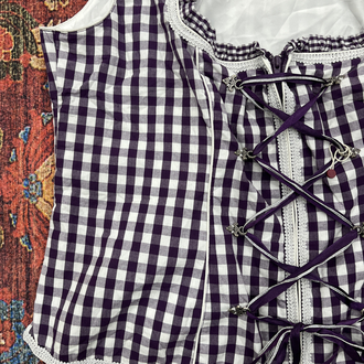 %100 Pamuk Korse Top