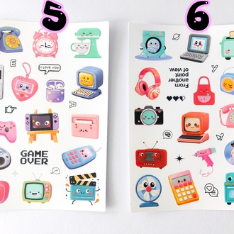 Sevimli Sticker Sayfaları 