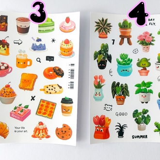 Sevimli Sticker Sayfaları 