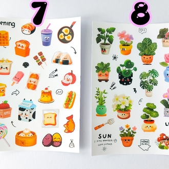 Sevimli Sticker Sayfaları 
