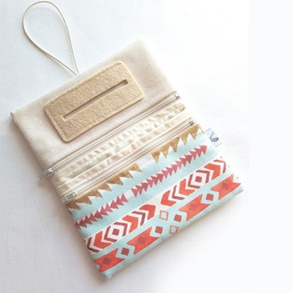 Naturel Boho Kanvas Tütün Çantası