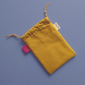 Takı Kesesi Hardal Sarı Seyahat Makyaj Çok Amaçlı Çanta 12.5x18cm