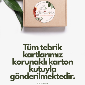 3'lü Yılbaşı Zarflı Hediye Kartı Özel Tasarım Yeniyıl Paketleme Kartı Santa Cat