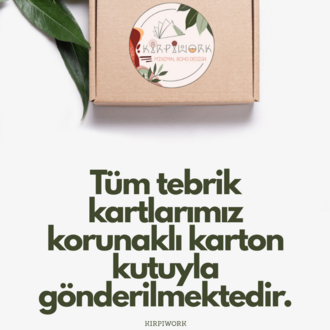 3'lü Yılbaşı Zarflı Hediye Kartı 7x9cm Özel Tasarım Paketleme Kartı Santa Claus
