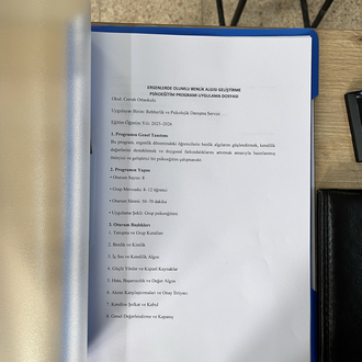 Ergenlerde olumlu benlik algısı geliştirme psiko eğitim programı