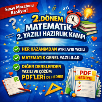 2. DÖNEM 2. YAZILI HAZIRLIK KAMPI
