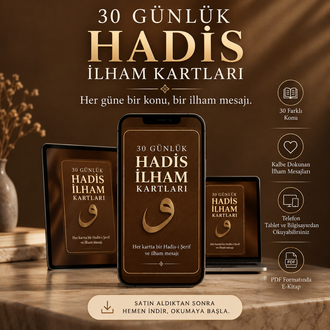 30 Günlük Dijital Hadis Kartları - Her Güne Bir Zikir