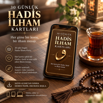 30 Günlük Dijital Hadis Kartları - Her Güne Bir Zikir
