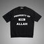 Property Of XXL Tyson Oversize Siyah T-shirt