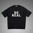 Be Real Tyson Siyah Oversize T-shirt 