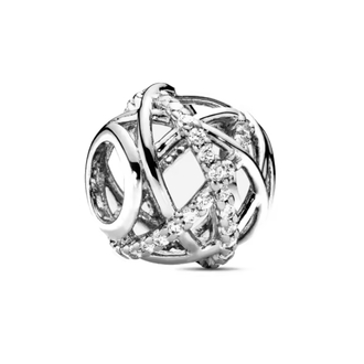 Yuvarlak Taşlı Charm