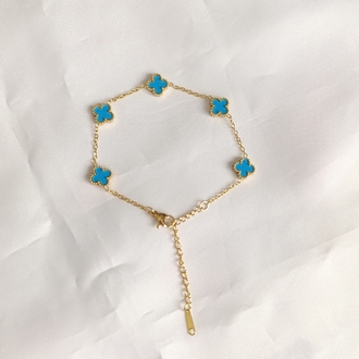 Van Cleef Mavi- Gold Bileklik