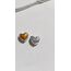 Turuncu detaylı kalp charm