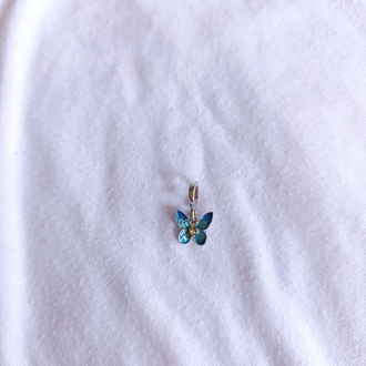 Mavi Kelebek Charm