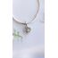 Taşlı Kalpli Sallantılı Charm