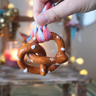pretzel duvar süsü