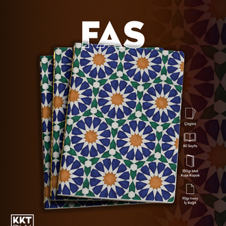 Fas Defter (Dikişli Cilt Çizgisiz/ Soft Touch)