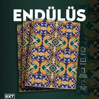 Endülüs Defter (Dikişli Cilt Çizgisiz/Soft Touch)