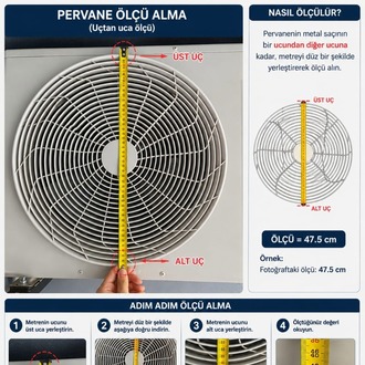 Dış ünite deflektörü yuvarlak yönlendirici
