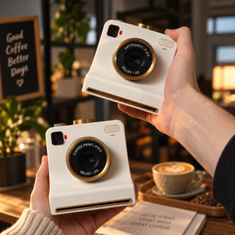 KLON Latte Art Camera – Coffee Art Kahve Süsleme ve Desen Aparatı
