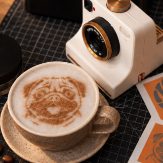 KLON Latte Art Camera – Coffee Art Kahve Süsleme ve Desen Aparatı