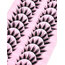 10 lu Y2K Manga Lashes Japanese Cosplay Makeup Eyelashes