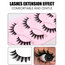10’lu Set Manga Japanese Style Uzun Fluffy Takma Kirpik