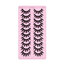 10 lu Y2K Manga Lashes Japanese Cosplay Makeup Eyelashes