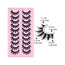 10 lu Y2K Manga Lashes Japanese Cosplay Makeup Eyelashes