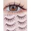 Cute Manga Lash 5 Çift Takma Kirpik Seti
