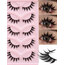 10’lu Set Manga Japanese Style Uzun Fluffy Takma Kirpik