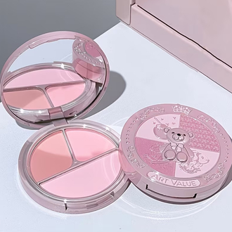 BEAR KNİGHT 3-in-1 Palet - 1#Pembe