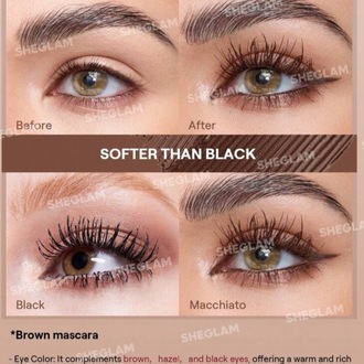 Sheglam Volume All İn One Maskara Kahverengi 