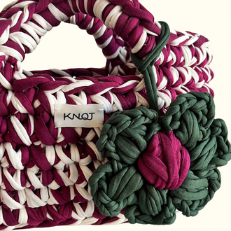 Agora Handbag Dark Cherry/Cream