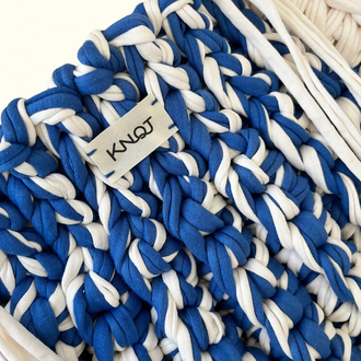 KNOT Rebel Day Bag Blue/Cream