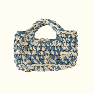 Agora Handbag Baby Blue/Cream