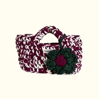 Agora Handbag Dark Cherry/Cream