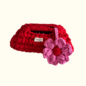 KNOT Pouch/Red Hot