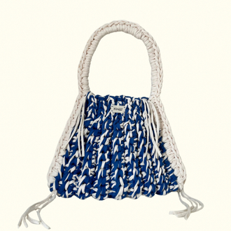 KNOT Rebel Day Bag Blue/Cream