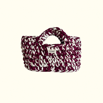 Agora Handbag Dark Cherry/Cream
