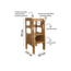 Yükseklik Ayarlı Öğrenme Kulesi / Montessori Tower