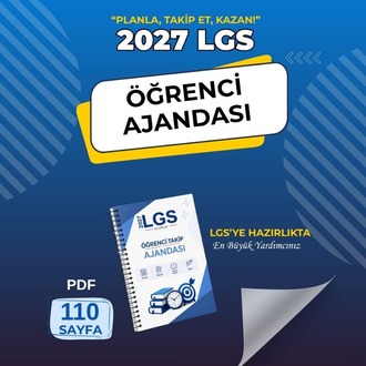 2027 LGS ÖĞRENCİ TAKİP AJANDASI (PDF)