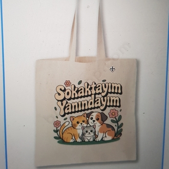 Sokaktayım Yanındayım  Totebag