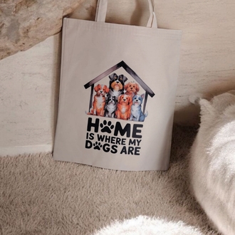 on siparis Dogs tote bags