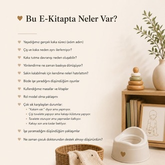 Tuvalet Eğitimi: Çişten Sonra; Kaka Süreci.