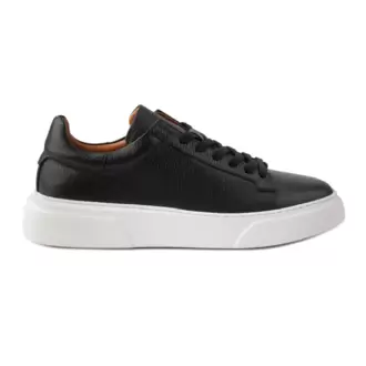 Deri Erkek Siyah Sneakers Ayakkabı