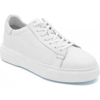 Deri Erkek Beyaz Sneakers Ayakkabı