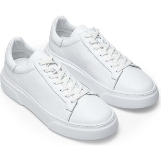 Deri Erkek Beyaz Sneakers Ayakkabı