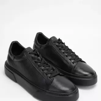 Stil Sahibi Erkekler İçin Siyah Sneaker