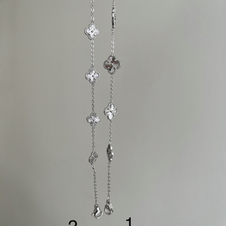 Vintage Yonca Figürlü Bileklik | Silver